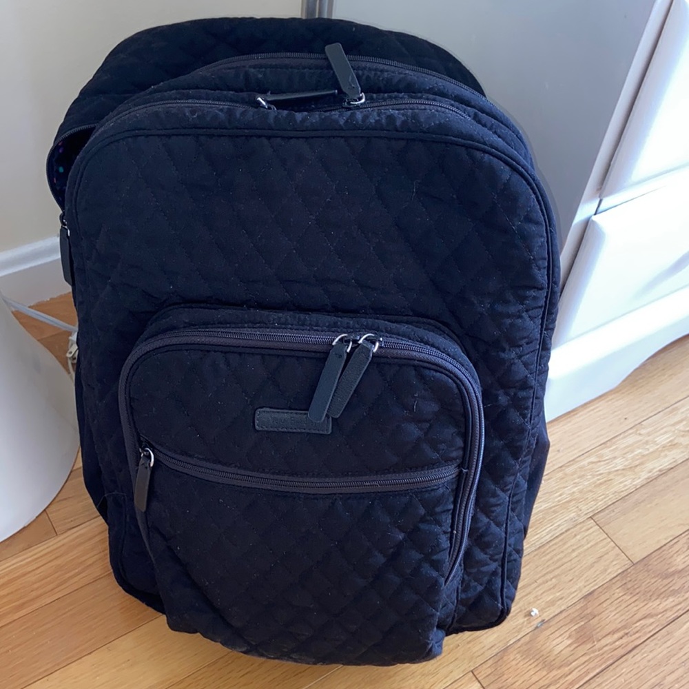 Black large Vera Bradley backpack